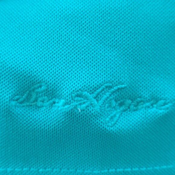 Mens Ben Hogan Polo L Teal Green Gray Black Color Blocked Performance Golf - Picture 4 of 11